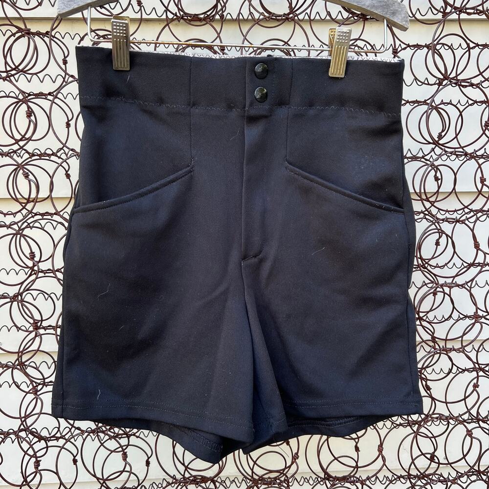 Vintage Bike Coach Athletic Mens Athletic Polyester Tight Fit Shorts SMALL